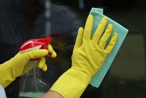 Office cleaning for a local SE24 workplace with desks and reception area