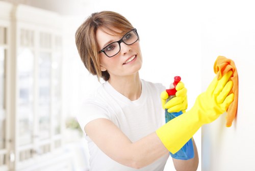 Shopfront window cleaning for a business in SE24
