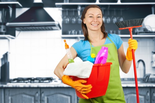 Local cleaners working in a SE24 property