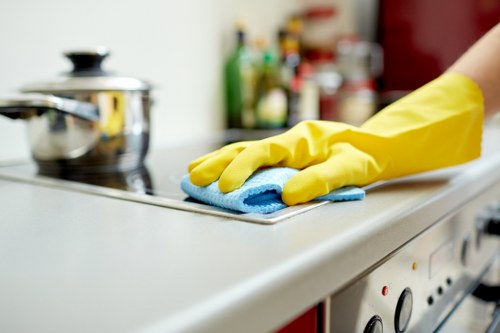 Upholstery cleaning equipment prepared for a sofa cleaning appointment in SE24